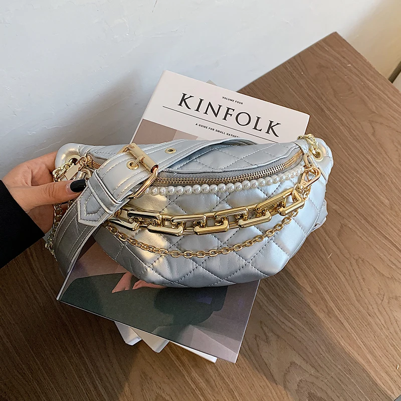 

С Доставкой Lingge Embroidery Thread Female 2020 Popular Fashion All-match Chain Messenger Bag Net Red Yang Pneumothorax Bag